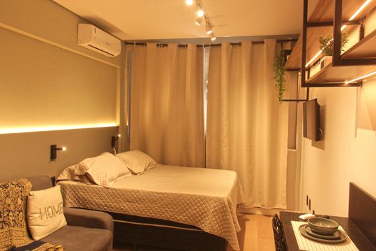 Studio de kitnet/studio para alugar com 1 quarto, 30m² em Gonzaga, Santos