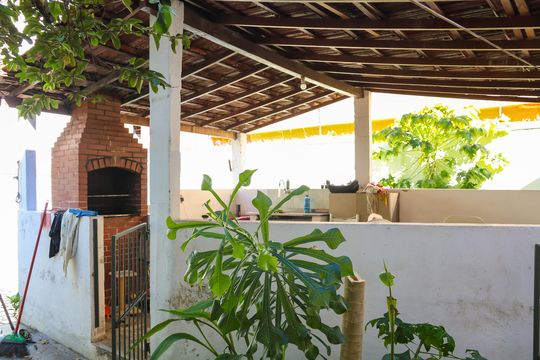 Área comum - Churrasqueira de casa à venda com 2 quartos, 52m² em Higienópolis, Rio de Janeiro