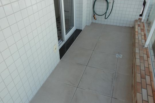 Varanda da Sala de apartamento para alugar com 2 quartos, 72m² em Ponta da Praia, Santos