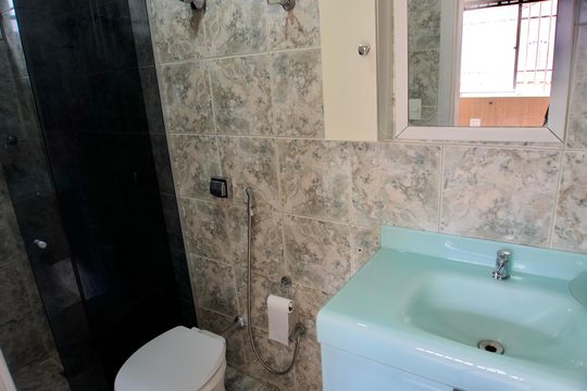 Suíte - Banheiro de apartamento à venda com 2 quartos, 103m² em Padre Eustáquio, Belo Horizonte