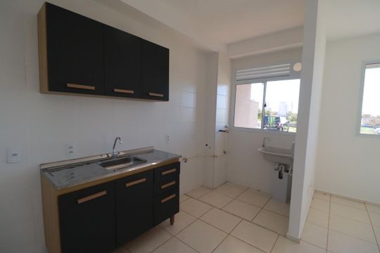Cozinha  de apartamento para alugar com 2 quartos, 50m² em Maubisa, Ribeirão Preto