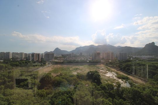 Sala - Varanda de apartamento à venda com 4 quartos, 166m² em Barra Olímpica, Rio de Janeiro