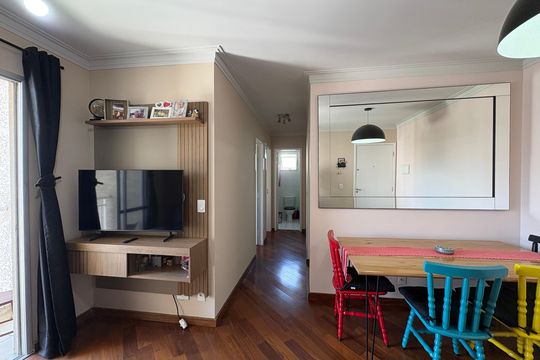 Sala de apartamento à venda com 2 quartos, 49m² em Jardim Felicidade (zona Oeste), São Paulo