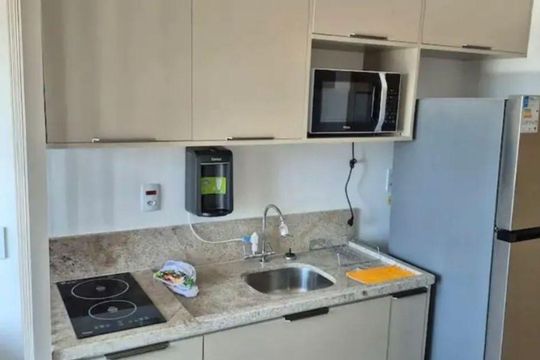Cozinha de apartamento para alugar com 1 quarto, 24m² em Engenho Velho da Federação, Salvador