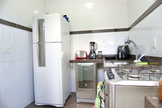 Cozinha de apartamento para alugar com 3 quartos, 95m² em Cidade Nova, Belo Horizonte