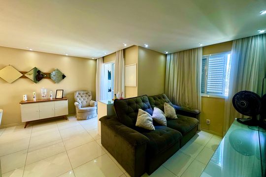 Sala de apartamento à venda com 2 quartos, 73m² em Vila Barros, Guarulhos