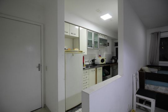 Cozinha de apartamento à venda com 2 quartos, 48m² em Jacarepaguá, Rio de Janeiro