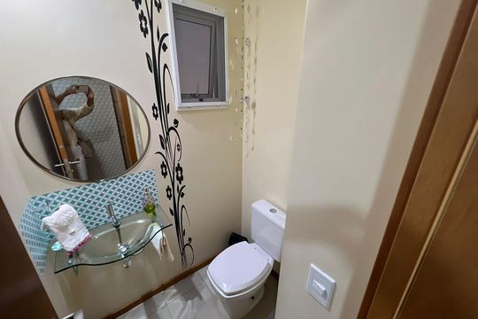 Banheiro de apartamento à venda com 3 quartos, 143m² em Recreio dos Bandeirantes, Rio de Janeiro