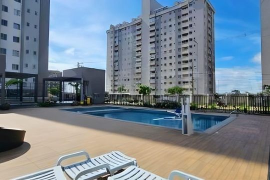 Área externa de apartamento para alugar com 2 quartos, 45m² em Jardim Espanha, Uberlândia