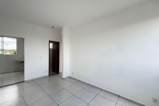 Sala de apartamento para alugar com 2 quartos, 49m² em Santa Marta, Ribeirão das Neves
