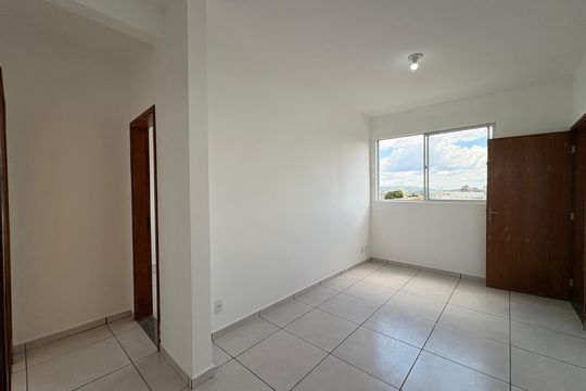 Sala de apartamento para alugar com 2 quartos, 49m² em Santa Marta, Ribeirão das Neves