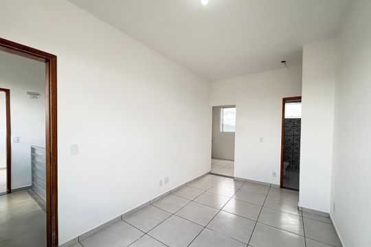 Sala de apartamento para alugar com 2 quartos, 49m² em Santa Marta, Ribeirão das Neves