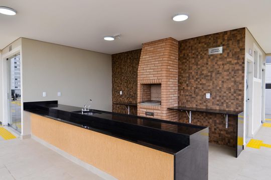 Area Comum - Churrasqueira de apartamento à venda com 2 quartos, 43m² em Vila Barros, Guarulhos