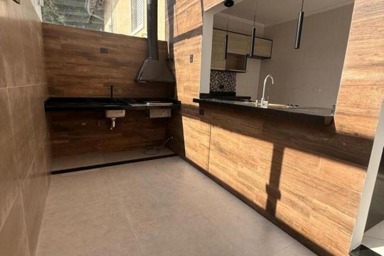 Cozinha de casa de condomínio para alugar com 2 quartos, 100m² em Jardim Colibri, Cotia