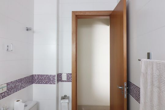 Banheiro Social de apartamento à venda com 2 quartos, 67m² em Rudge Ramos, São Bernardo do Campo