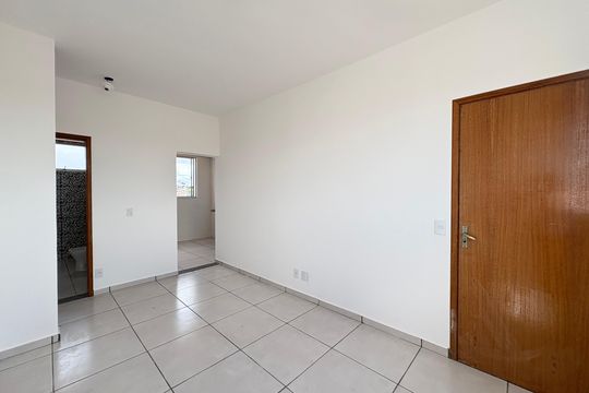 Sala de apartamento para alugar com 2 quartos, 49m² em Santa Marta, Ribeirão das Neves