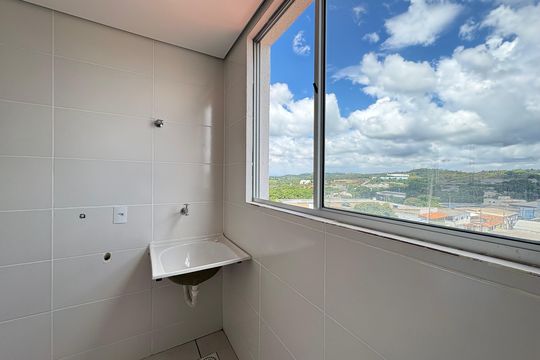 Área de serviço de apartamento para alugar com 2 quartos, 49m² em Santa Marta, Ribeirão das Neves
