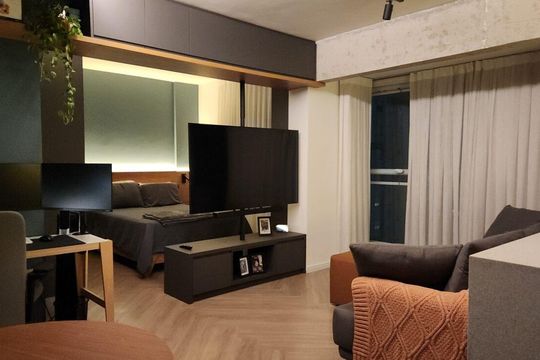 Sala de apartamento para alugar com 1 quarto, 36m² em Santana, São Paulo