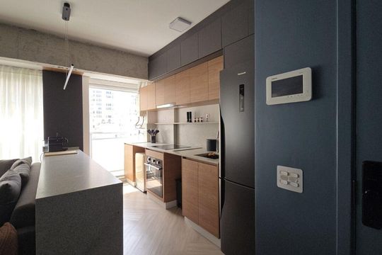 Cozinha de apartamento para alugar com 1 quarto, 36m² em Santana, São Paulo