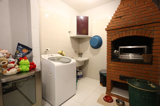 Churrasqueira de casa de condomínio à venda com 4 quartos, 220m² em Parque Monte Alegre, Taboão da Serra