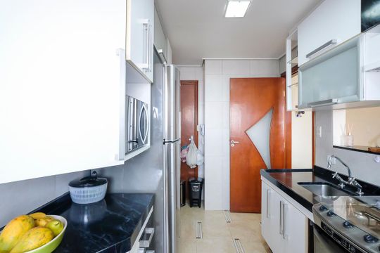 Cozinha de apartamento à venda com 3 quartos, 188m² em Santa Maria, São Caetano do Sul