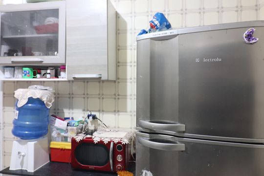 Cozinha e Área de Serviço de apartamento para alugar com 2 quartos, 62m² em Vila Santa Luzia, São Bernardo do Campo