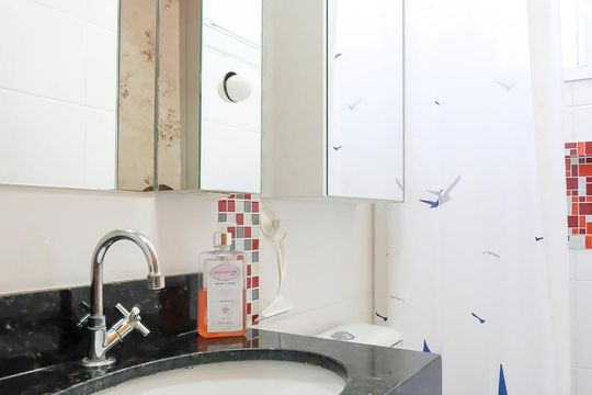 Banheiro da suíte de casa à venda com 3 quartos, 123m² em Santa Maria, São Caetano do Sul