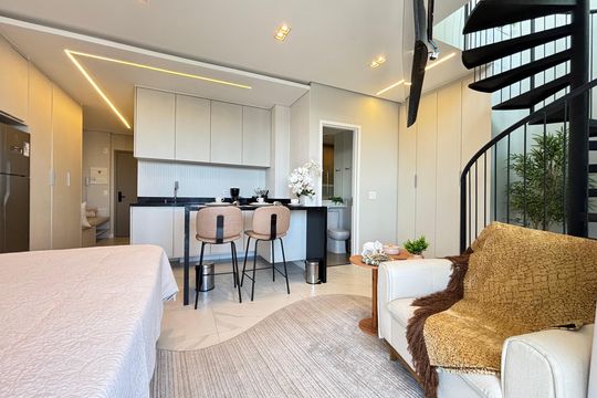 Studio de kitnet/studio à venda com 1 quarto, 77m² em Vila Olímpia, São Paulo
