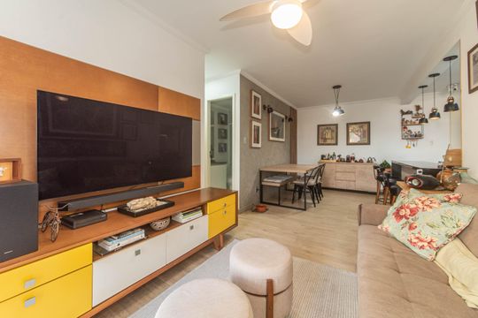 Sala de apartamento à venda com 2 quartos, 68m² em Santo Amaro, São Paulo