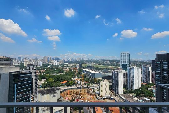 Varanda de apartamento à venda com 1 quarto, 24m² em Pinheiros, São Paulo