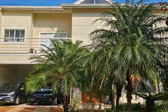 Fachada de casa de condomínio para alugar com 4 quartos, 360m² em Altos da Bela Vista, Indaiatuba