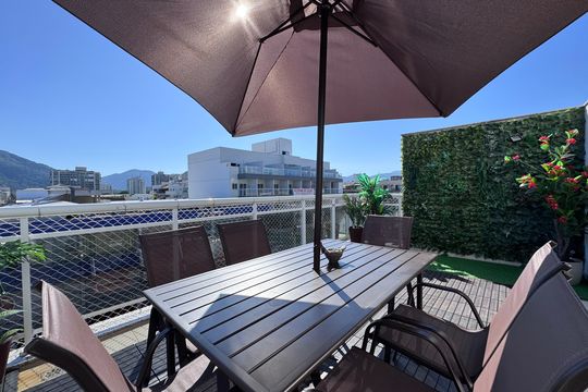 Varanda de apartamento à venda com 3 quartos, 200m² em Recreio dos Bandeirantes, Rio de Janeiro