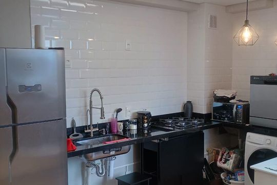Cozinha de apartamento para alugar com 2 quartos, 35m² em Limão, São Paulo