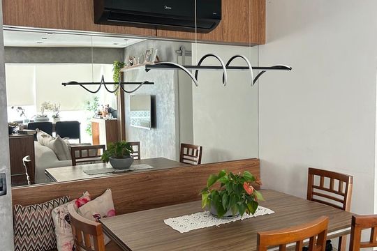 Sala de jantar de apartamento à venda com 2 quartos, 49m² em Alphaville Empresarial, Barueri