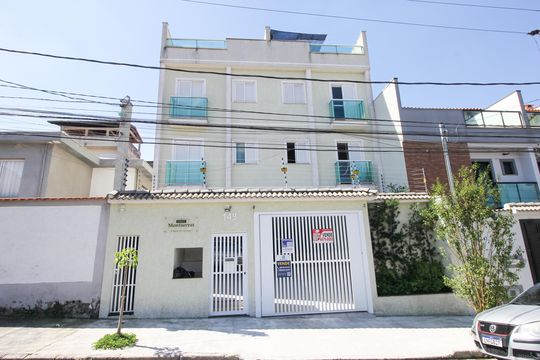 Fachada de apartamento à venda com 2 quartos, 90m² em Vila Curuçá, Santo André