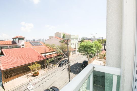 Varanda do Quarto 1 de apartamento à venda com 2 quartos, 90m² em Vila Curuçá, Santo André