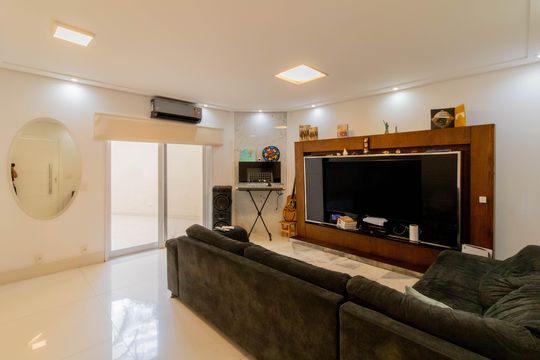Sala de casa de condomínio à venda com 3 quartos, 205m² em Ponte Grande, Guarulhos
