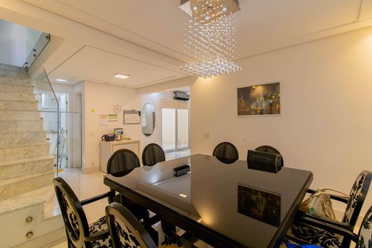 Sala de Jantar de casa de condomínio à venda com 3 quartos, 205m² em Ponte Grande, Guarulhos