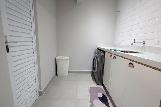 Área de Serviço de apartamento para alugar com 2 quartos, 90m² em Jardim Cambui, Santo André