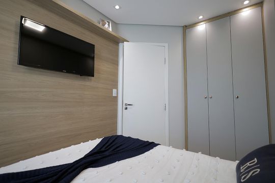 Quarto 2 de apartamento para alugar com 2 quartos, 90m² em Jardim Cambui, Santo André