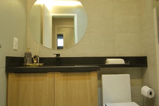 Banheiro Social  de apartamento à venda com 2 quartos, 76m² em Planalto, São Bernardo do Campo