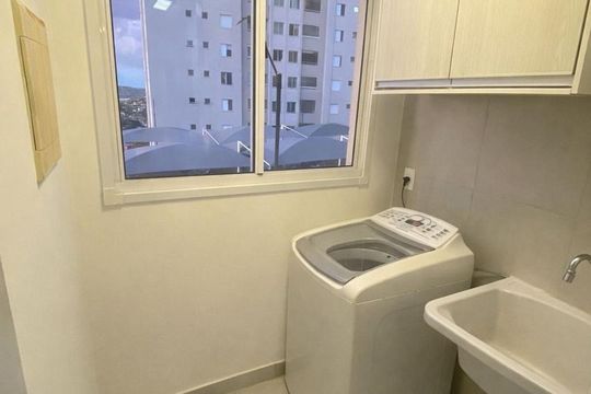 Área de serviço de apartamento à venda com 2 quartos, 59m² em Nova Vista, Belo Horizonte