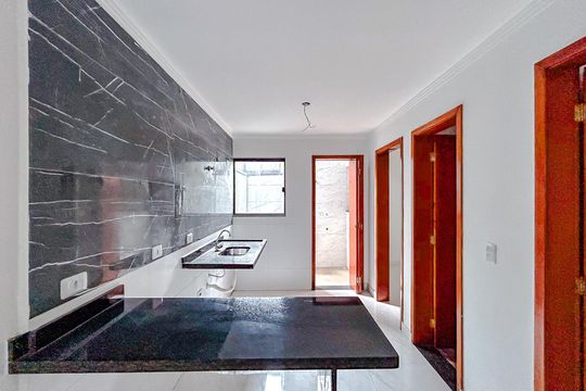 Cozinha de apartamento à venda com 2 quartos, 38m² em Vila Carrão, São Paulo
