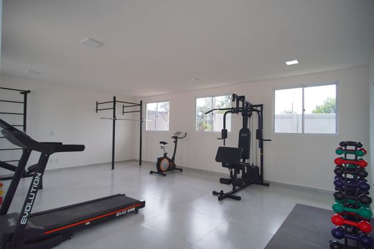 Área comum - Academia de apartamento à venda com 2 quartos, 56m² em Campina, São Leopoldo