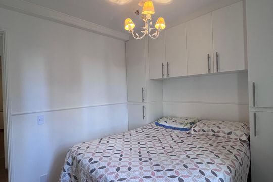 Quarto de apartamento à venda com 3 quartos, 72m² em Jardim Nova Europa, Campinas