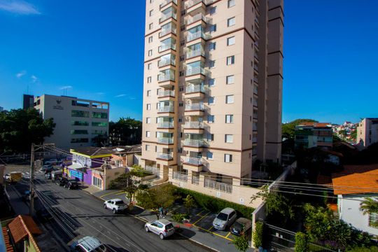 Vista da área externa de apartamento para alugar com 3 quartos, 97m² em Vila América, Santo André