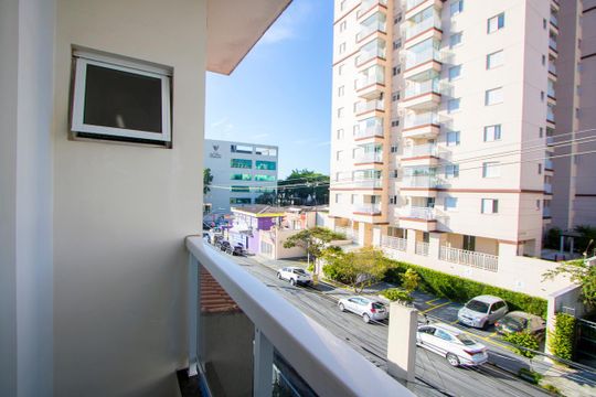 Varanda do quarto 1 de apartamento para alugar com 3 quartos, 97m² em Vila América, Santo André