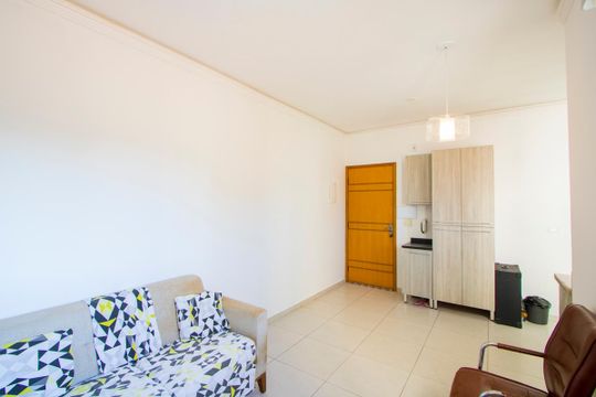 Sala de apartamento para alugar com 3 quartos, 97m² em Vila América, Santo André