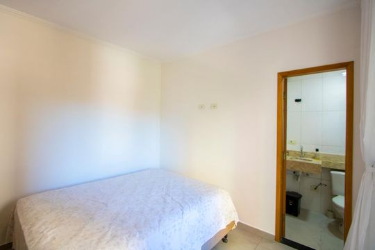 Quarto 1 - Suíte de apartamento para alugar com 3 quartos, 97m² em Vila América, Santo André