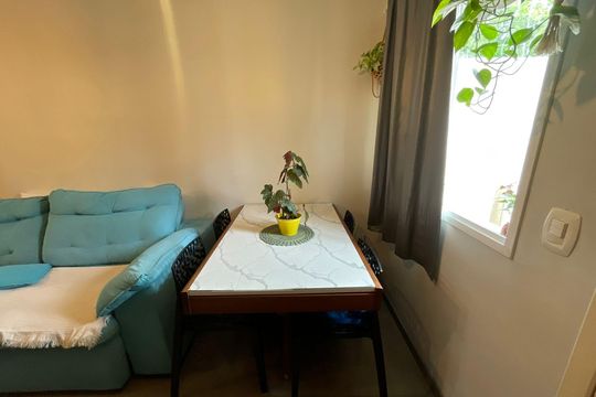 Sala de casa de condomínio à venda com 2 quartos, 105m² em Canudos, Novo Hamburgo